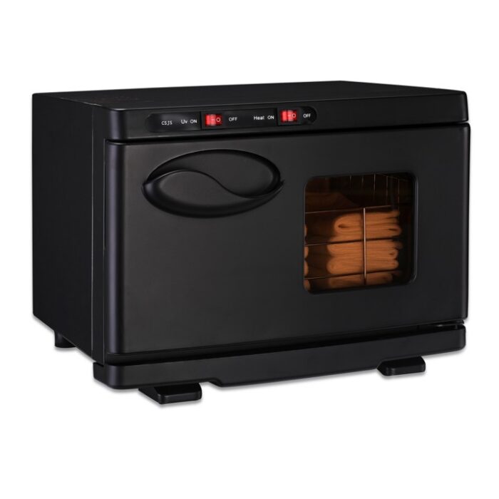CHAUFFE SERVIETTES UV 6.6 LITRES 200WATT NOIR – Image 1