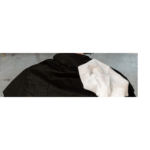 SERVIETTE BIOCOMPOSTABLE GAUF NOIRE 80X45 PAQUET DE 30