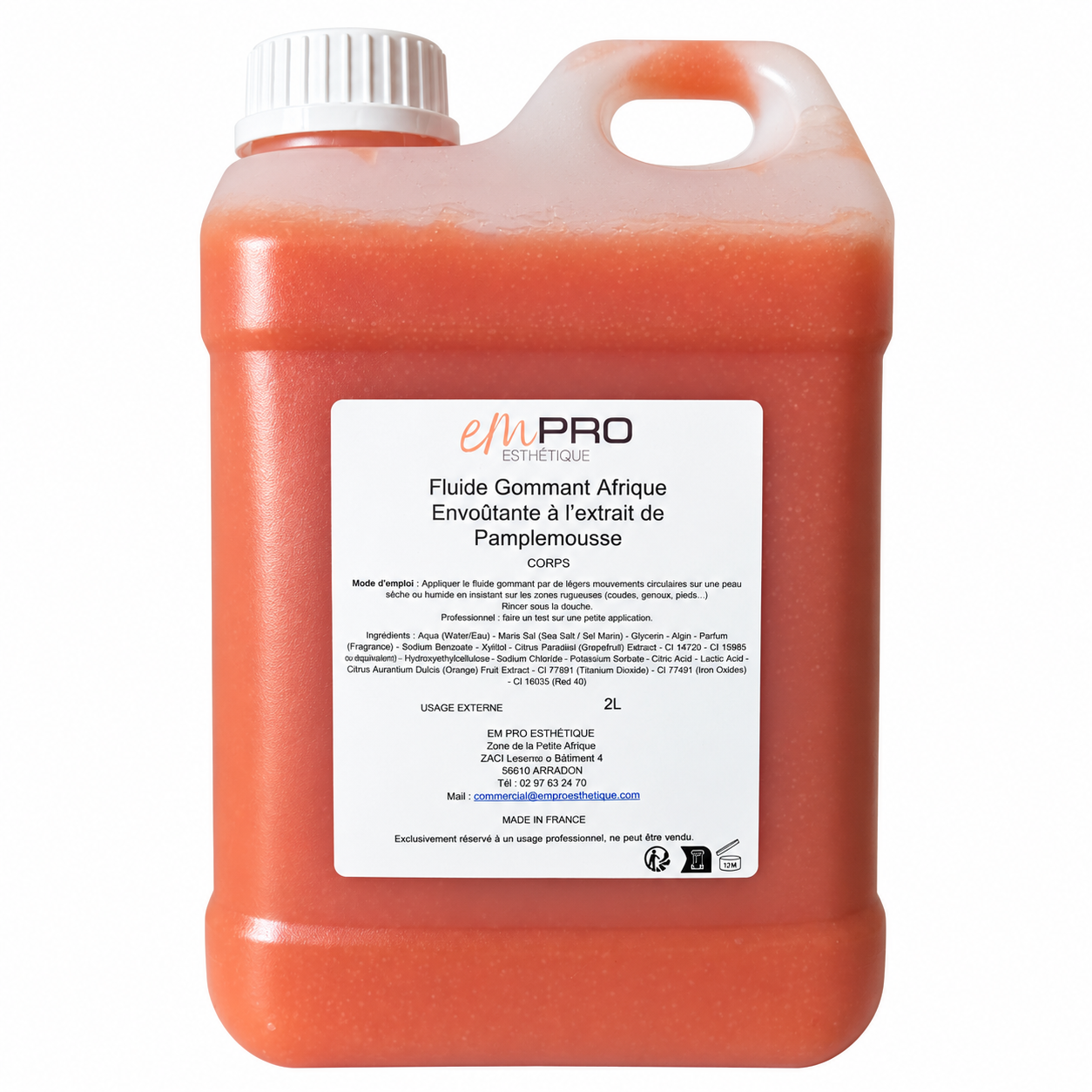 FGA002 FLUIDE GOMMANT AGRUME 2L FLUIDE GOMMANT AUX AGRUMES 2L – Image 1