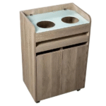 GUERIDON TWIN V2  PORTE (SANS CHAUFFE CIRE) +COULEUR BOIS