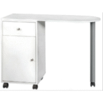 TABLE MANUCURE SIMPLE (BLANCHE)