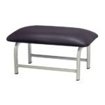 MARCHE PIEDS  UNE MARCHE BLANC REVETEMENT PVC CHOCOLAT