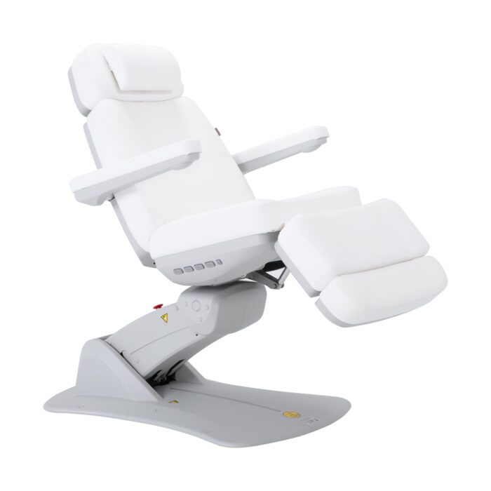 FAUTEUIL 4 MOTEURS HYPRA BLANC AVEC MATELAS CHAUFFANT  (H 57/84cm) – Image 1