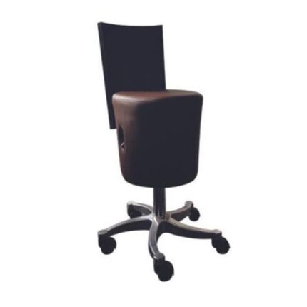 TABOURET NAUTY SELLERIE CHOCOLAT + COULEUR BOIS