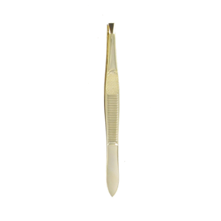 PINCE A EPILER CRABE 9 CM DOREE