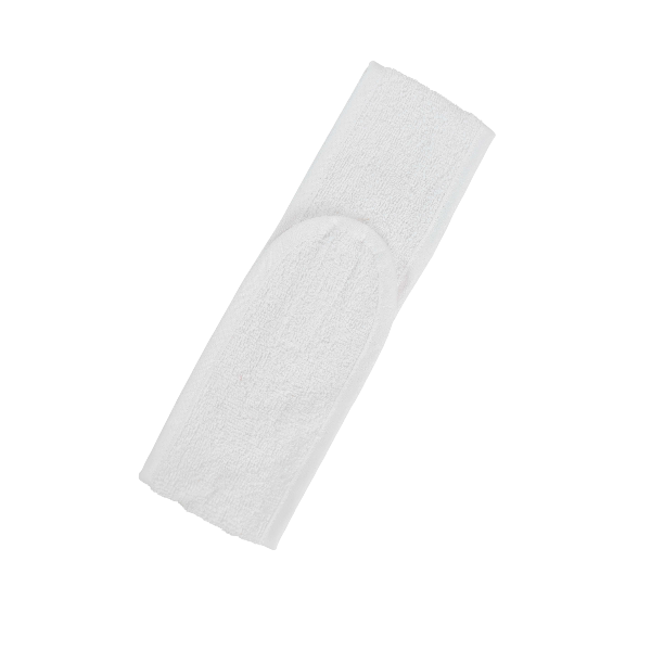 LKN102B_01 BANDEAU EPONGE BLANC 100% coton - 330 gr/m² – Image 1