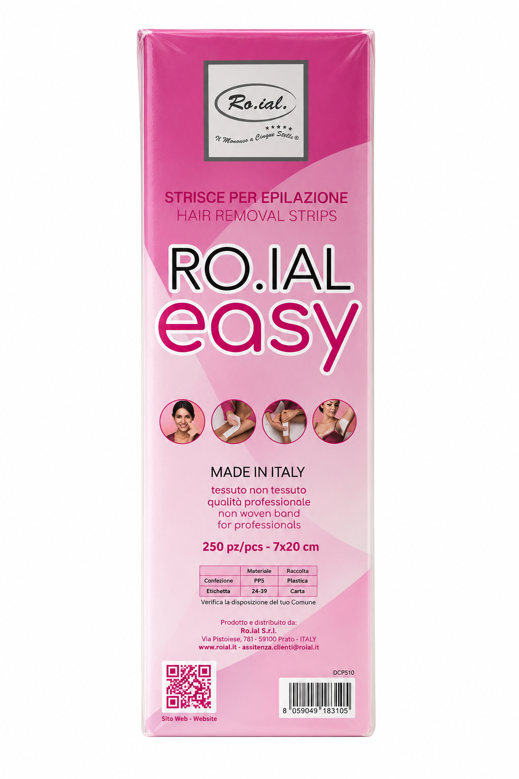 BEE80G BANDE EPILATION ROIAL ECO 80G X250 BANDE EPILATION 80gr PAQUET 250 – Image 1