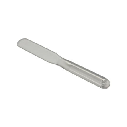 SPATULE CREME JAPONAISE EN  SILICONE TRANSLUCIDE OPAQUE 18.2 X 2.5CM