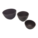 BOL SOUPLE SILICONE TAILLE M POUR MASQUE  MARRON 13CM – Image 3